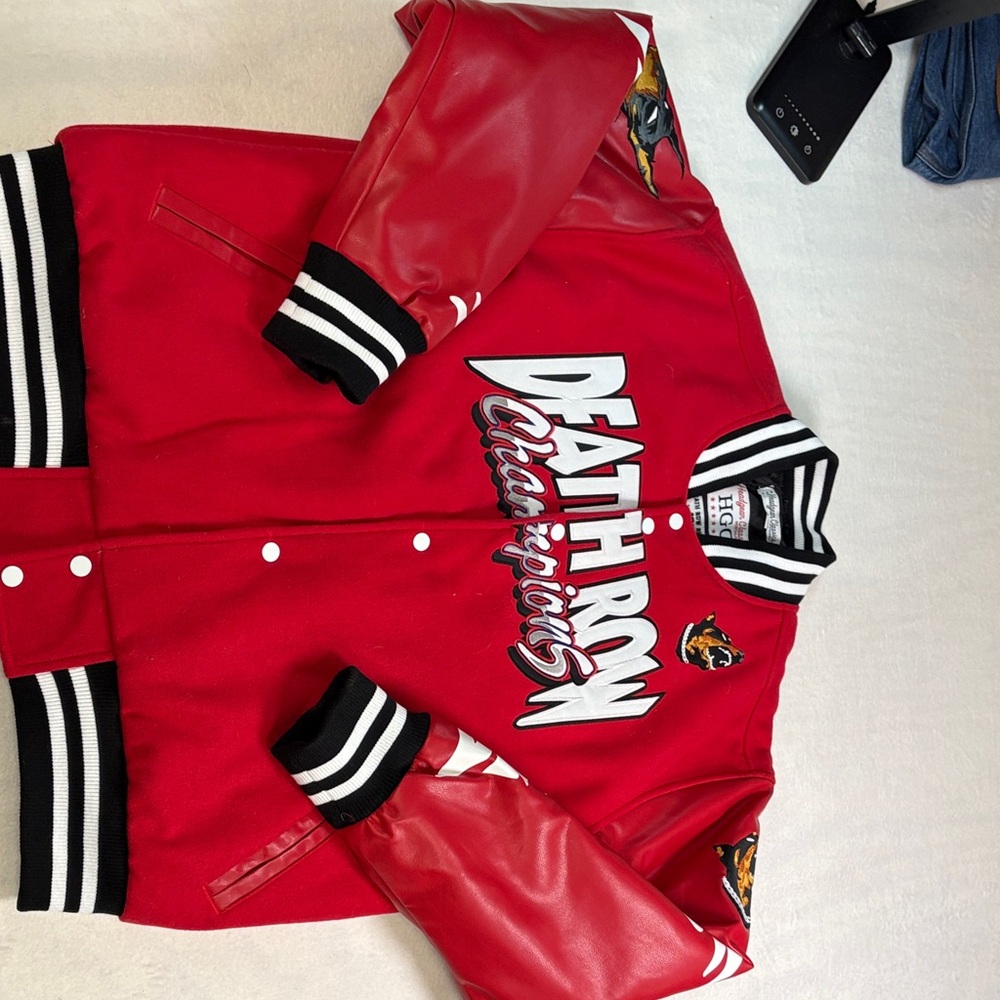 Death Row Red Varsity Jacket